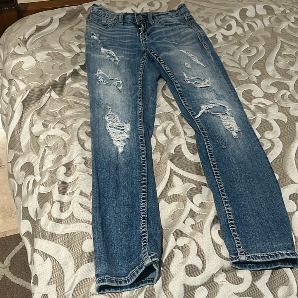 Alec Skinny Stretch Jean distressed